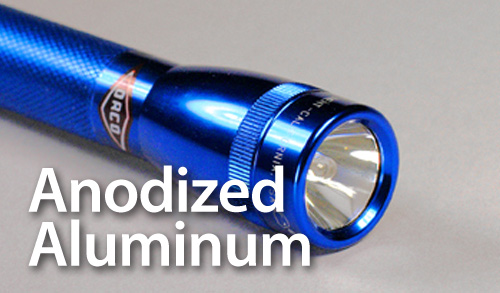 anondized aluminum - organic dyes