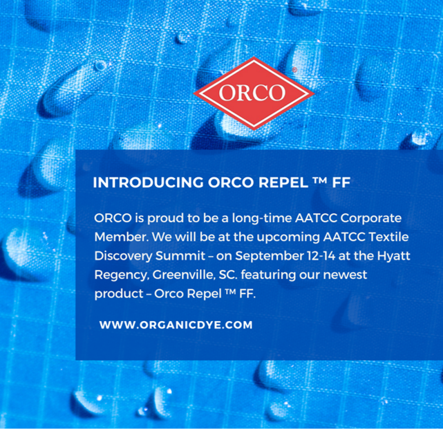 Orco Repel™ FF – Fluorocarbon and PFAS Free Water & Aqueous Stain Repellent  - ORCO